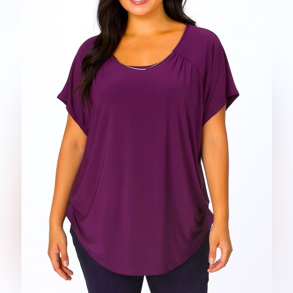 A.U.W. Women’s Career Popover Top Sz Medium